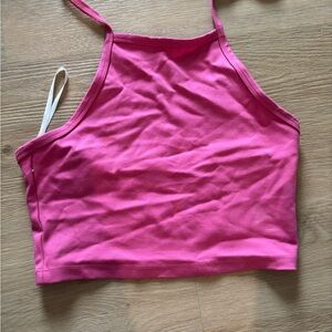 Pink Women's Crop Top